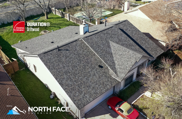 North Face Exterior | Austin Texas Roofing Companies | Company | Contractors | Round Rock, Cedar Park | Leander | Georgetown | Pflugerville | Liberty Hill | Temple | Hutto | Elgin | Marble Falls | Lago Vista, Liberty Hill TX Roofing Company