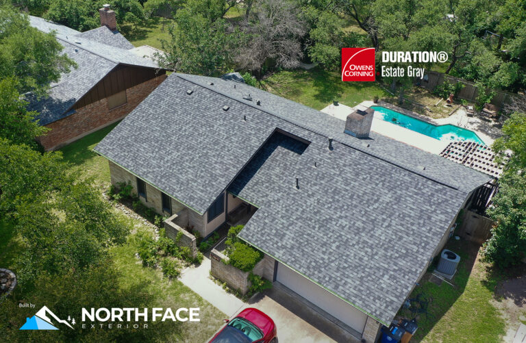 North Face Exterior | Austin Texas Roofing Companies | Company | Contractors | Round Rock, Cedar Park | Leander | Georgetown | Pflugerville | Liberty Hill | Temple | Hutto | Elgin | Marble Falls | Lago Vista, Liberty Hill TX Roofing Company